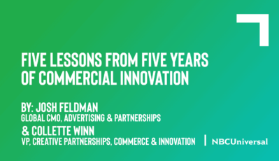 Five Lessons from Five Years of Commercial Innovation